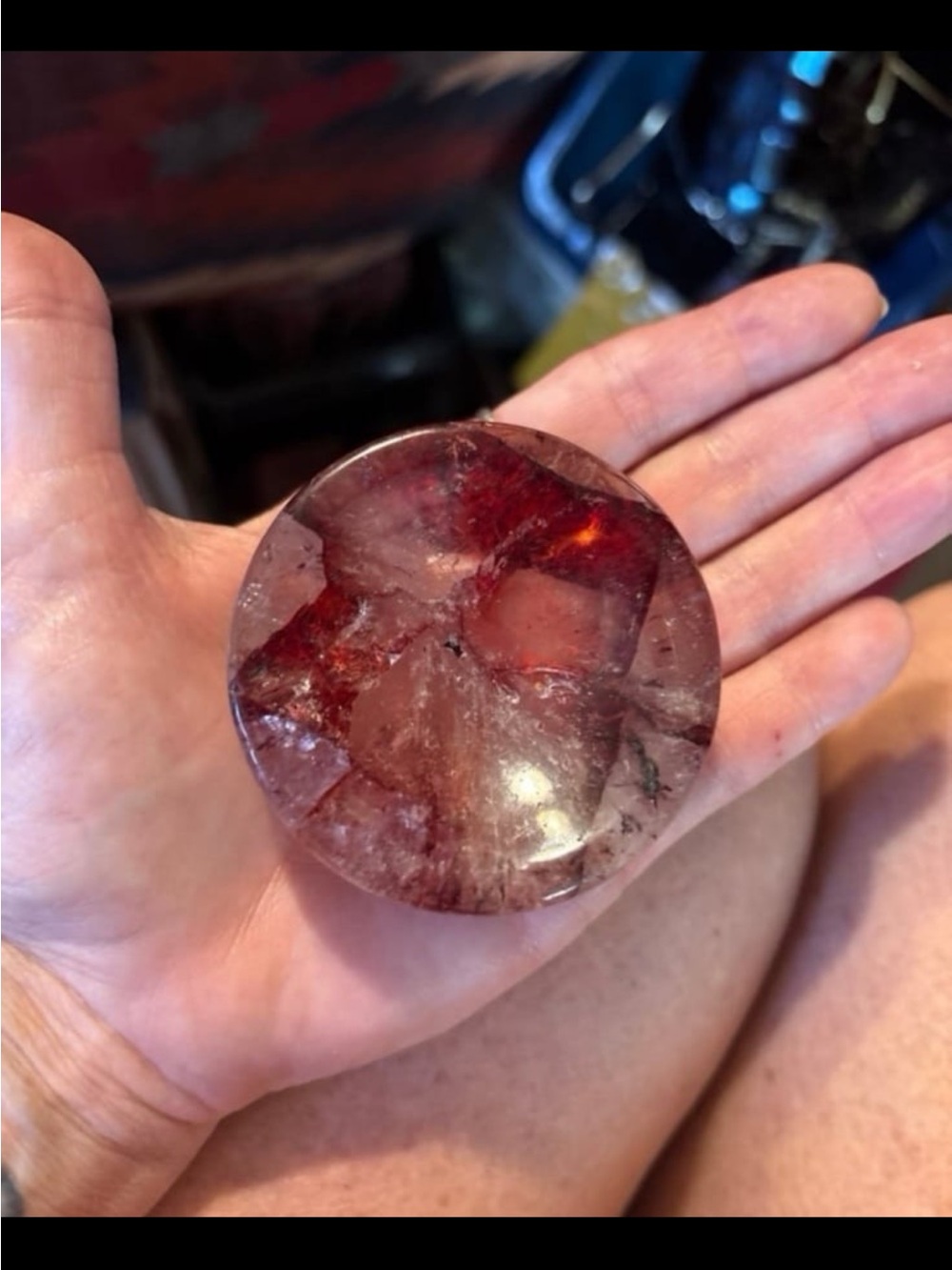 Fire Quartz Bowl aka sphere holder HQ
